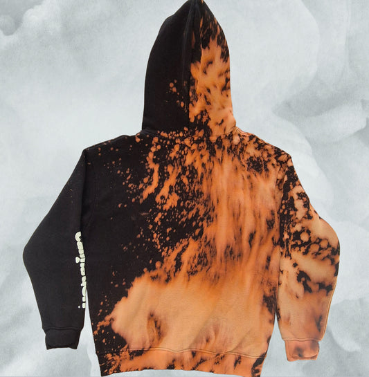 Hoodie ART Fire + Orange Lego Chew Toy TALLA S | Herramienta Sensorial para Estrés y Ansiedad