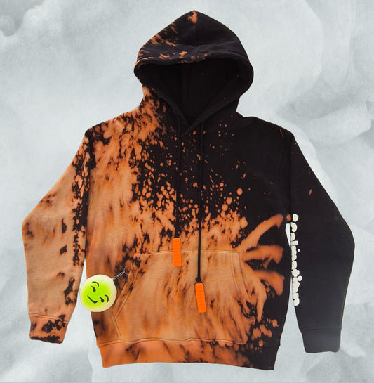 Hoodie ART Fire + Orange Lego Chew Toy TALLA S | Herramienta Sensorial para Estrés y Ansiedad