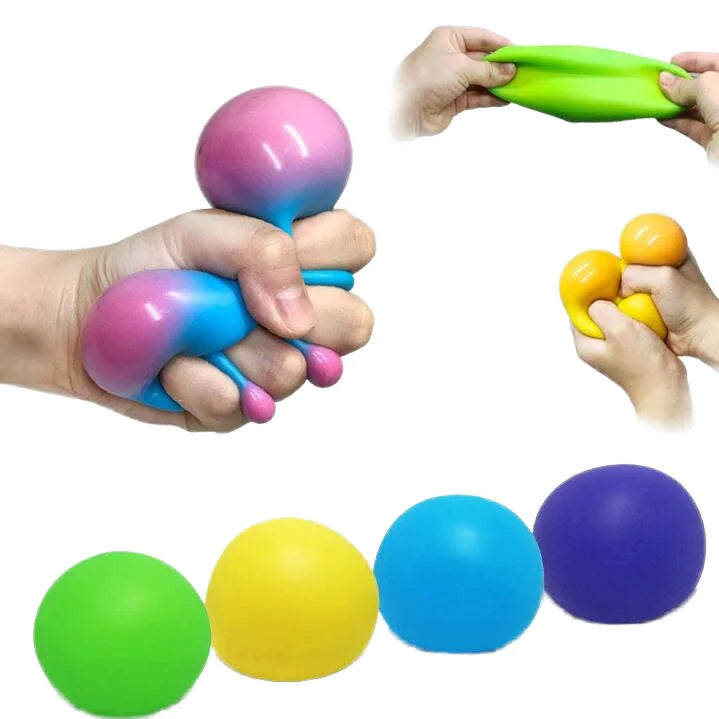 Pelota Antiestrés Arcoiris suave