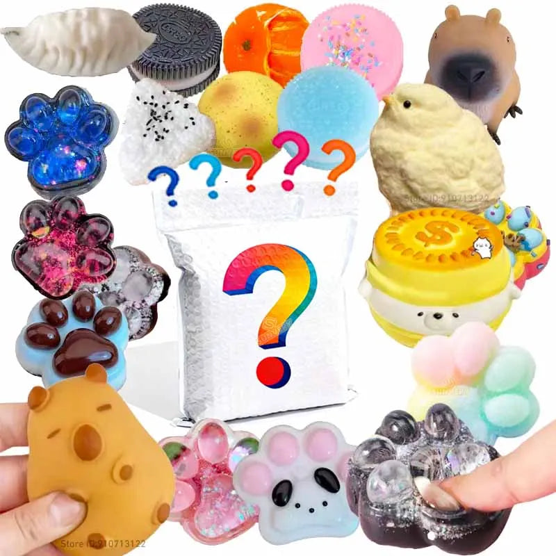 Bolsa Misteriosa Huellitas Gato squishy