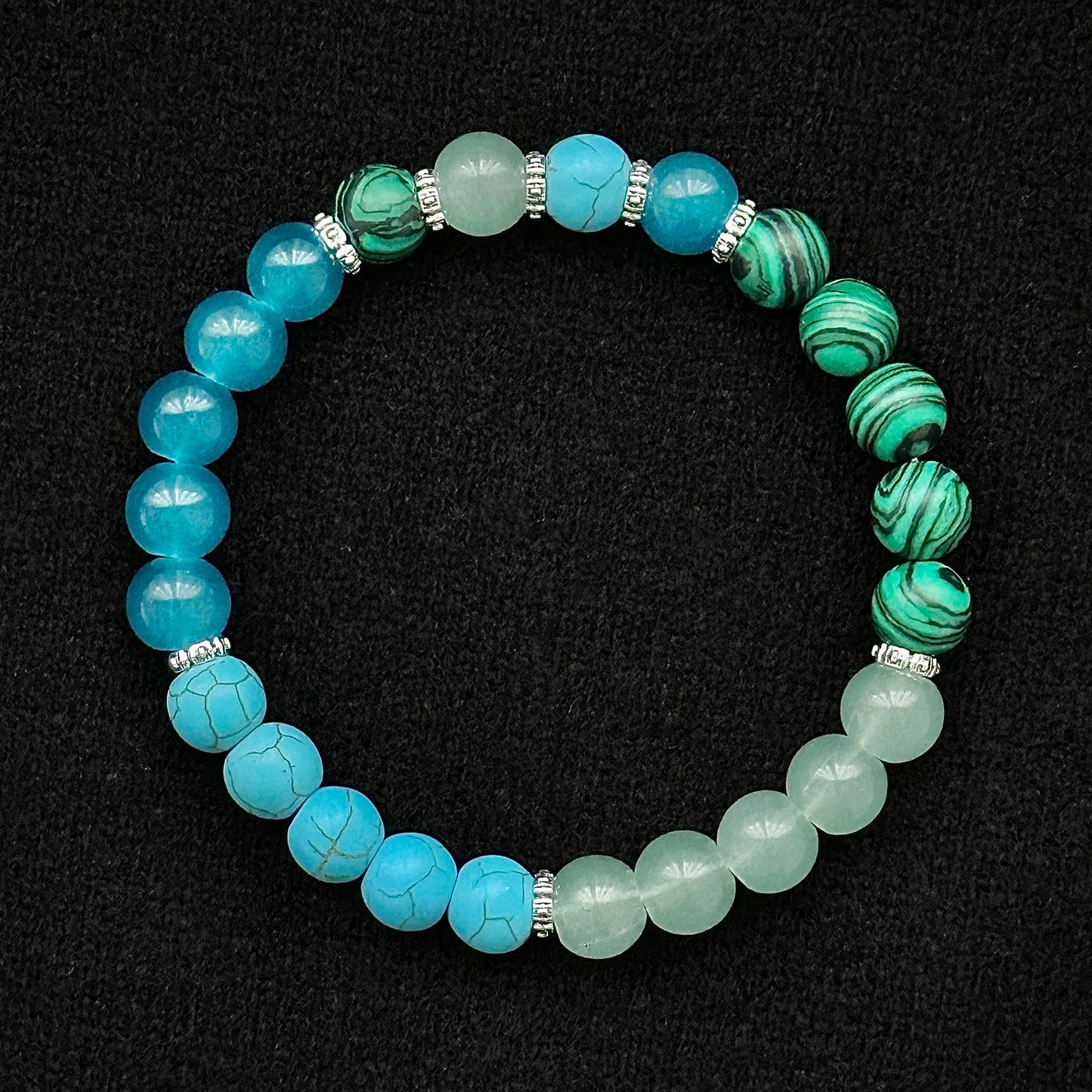 Pulsera piedras naturales antiestrés y ansiedad
