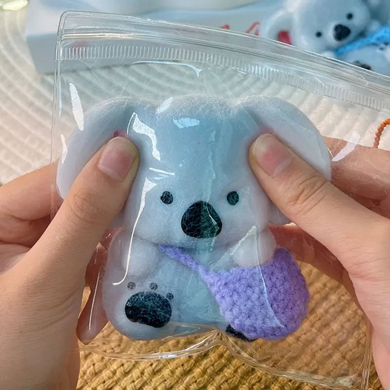 Caja misterio Huellitas Gato 3 piezas squishy antiestrés