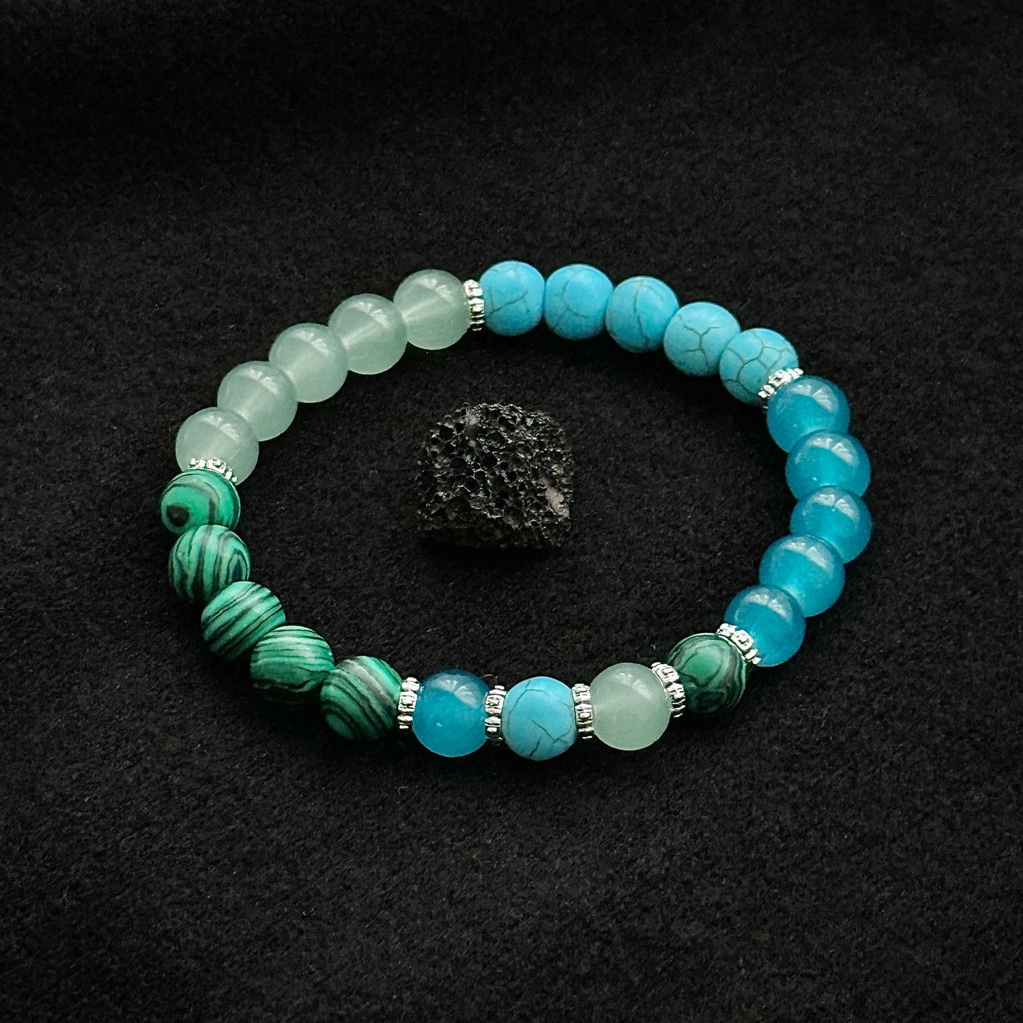 Pulsera piedras naturales antiestrés y ansiedad