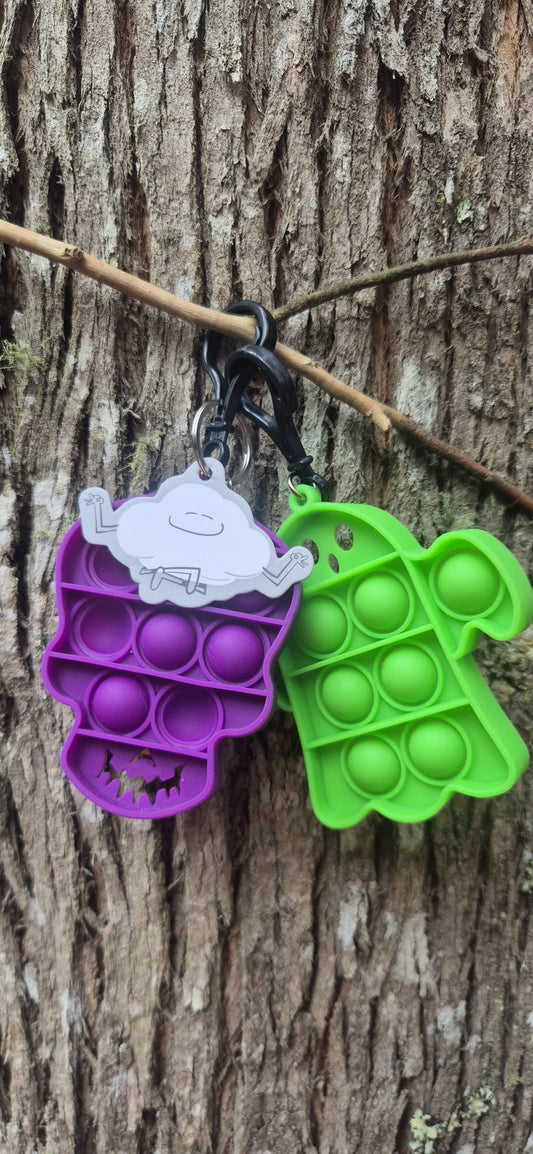 Llavero sensorial Pop-it